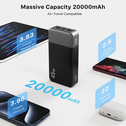 power bank 20000mah 45W