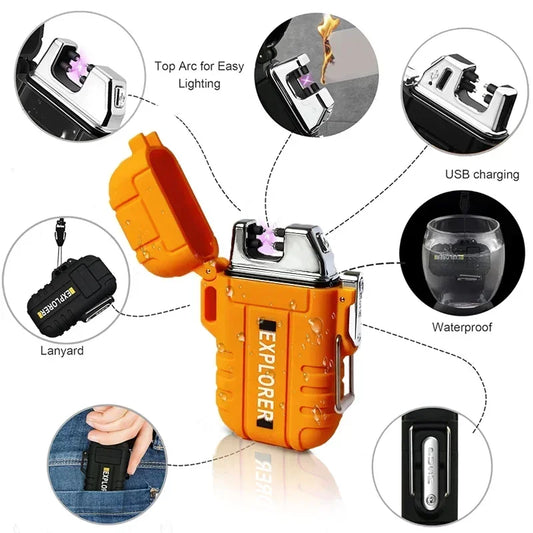 Outdoor survival plasma aansteker